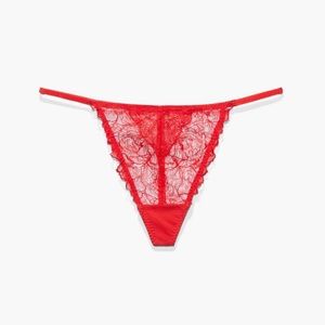 Savage X Fenty Embroidered Lace G-String